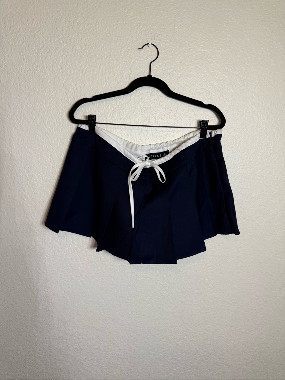 LIONESS Dynasty Mini Skort in Navy  Womens Shorts Skirt - Picture 6 of 11